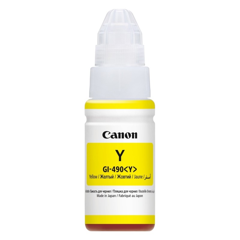 Canon Μελάνι Inkjet GI-490 Yellow (0666C001) (CAN-GI490Y)