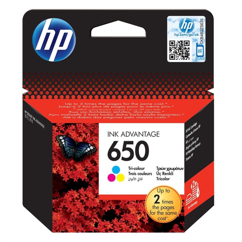 HP Μελάνι Inkjet No.650 Colour (CZ102AE) (HPCZ102AE) HP Μελάνι Inkjet No.650 Colour (CZ102AE) (HPCZ102AE)