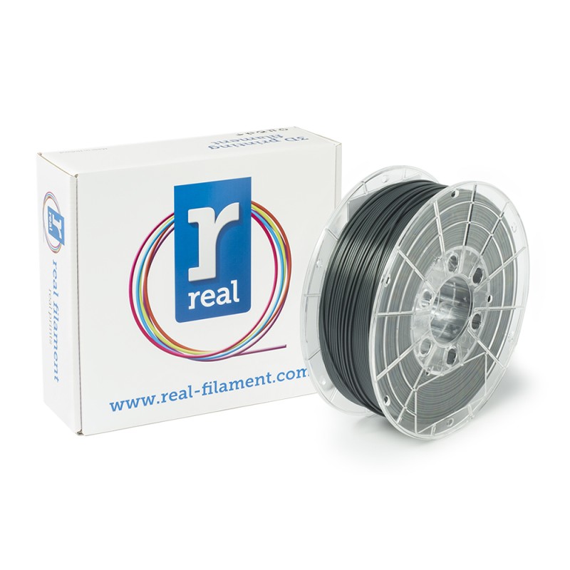 REAL PLA 3D Printer Filament - Gray - spool of 1Kg - 1.75mm (REALPLAGRAY1000MM175) REAL PLA 3D Printer Filament - Gray - spool of 1Kg - 1.75mm (REALPLAGRAY1000MM175)