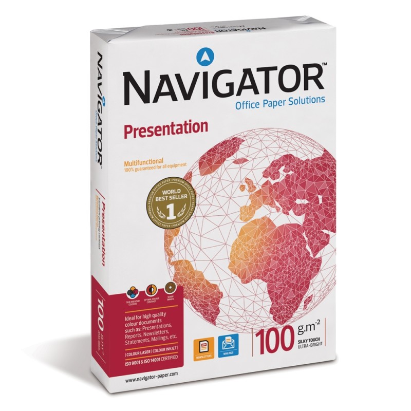 Επαγγελματικό Χαρτί Εκτύπωσης Navigator (Presentation) A4 100g/m² 500 Φύλλα (NVG330966) Επαγγελματικό Χαρτί Εκτύπωσης Navigator (Presentation) A4 100g/m² 500 Φύλλα (NVG330966)