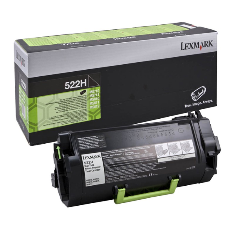 Toner Lexmark 52D2H00 HC Black (52D2H00) (LEX52D2H00) Toner Lexmark 52D2H00 HC Black (52D2H00) (LEX52D2H00)