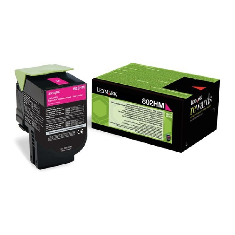 Toner Lexmark 80C2HM0 VHC Magenta (80C2HM0) (LEX80C2HM0) Toner Lexmark 80C2HM0 VHC Magenta (80C2HM0) (LEX80C2HM0)