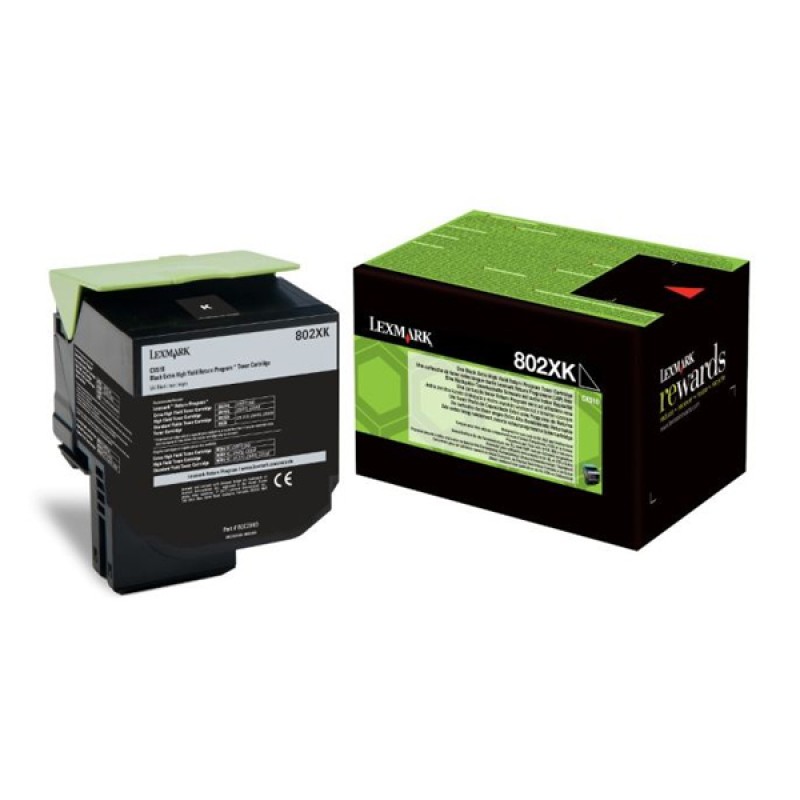 Toner Lexmark 80C2XK0 Black (80C2XK0) (LEX80C2XK0) Toner Lexmark 80C2XK0 Black (80C2XK0) (LEX80C2XK0)