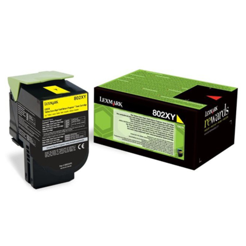 Toner Lexmark 80C2XY0 Yellow (80C2XY0) (LEX80C2XY0) Toner Lexmark 80C2XY0 Yellow (80C2XY0) (LEX80C2XY0)
