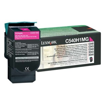 LEXMARK C54x/X543 HC MAGENTA TNR (2k) (C540H1M) (LEXC540H1M)