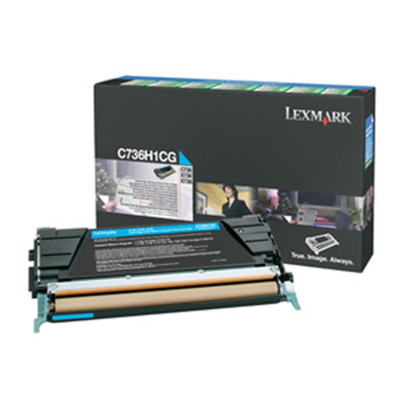 LEXMARK C73x/X73x CYAN TONER (10k) (C736H1C) (LEXC736H1C) LEXMARK C73x/X73x CYAN TONER (10k) (C736H1C) (LEXC736H1C)
