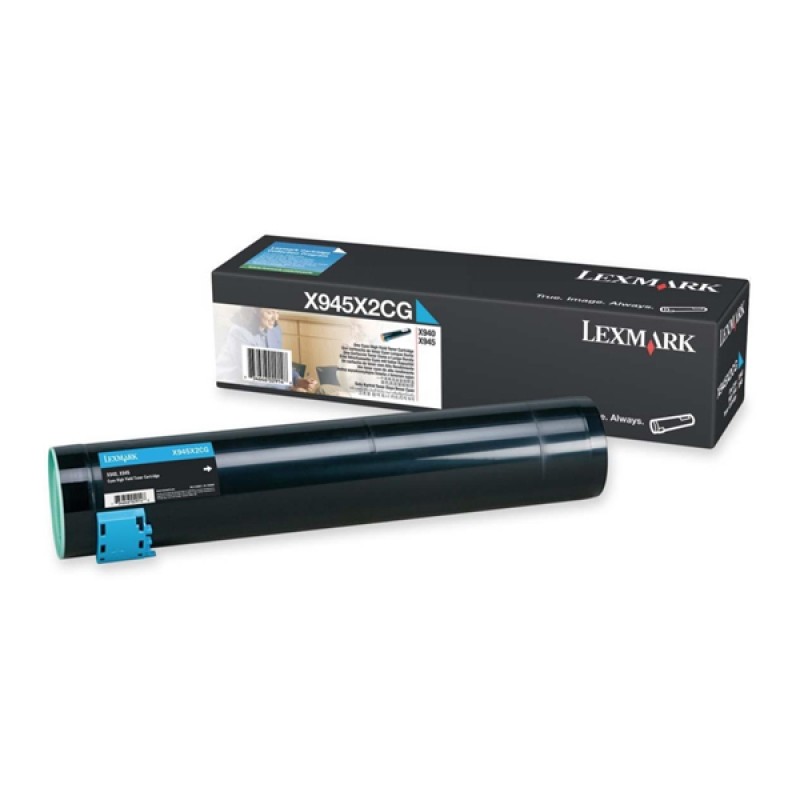 LEXMARK X940/945 CYAN TONER (X945X2CG) (LEXX945X2CG) LEXMARK X940/945 CYAN TONER (X945X2CG) (LEXX945X2CG)