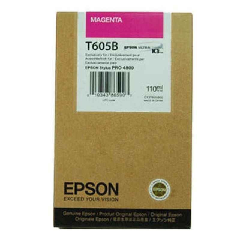 Epson Μελάνι Inkjet T605B Magenta (C13T605B00) (EPST605B00) Epson Μελάνι Inkjet T605B Magenta (C13T605B00) (EPST605B00)