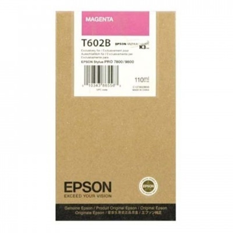 Epson Μελάνι Inkjet T602B Magenta (C13T602B00) (EPST602B00) Epson Μελάνι Inkjet T602B Magenta (C13T602B00) (EPST602B00)