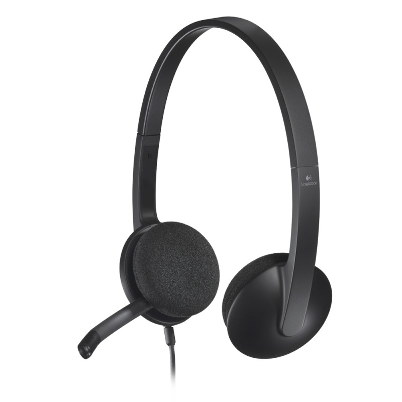 Logitech H340 USB Headset (Black, Wired) (LOGH340) Logitech H340 USB Headset (Black, Wired) (LOGH340)