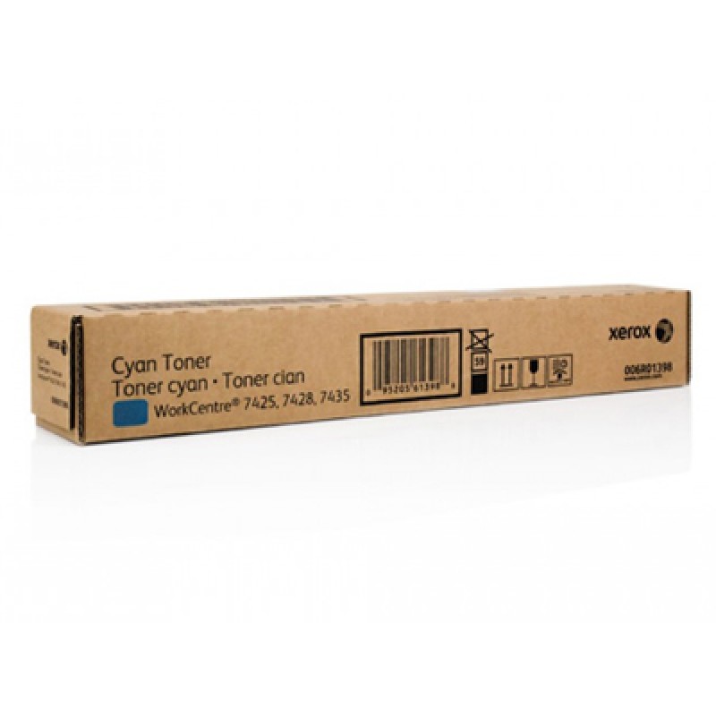 XEROX WC 7425/28/35 TONER CRTR CYAN (15k) (006R01398) (XER006R01398) XEROX WC 7425/28/35 TONER CRTR CYAN (15k) (006R01398) (XER006R01398)