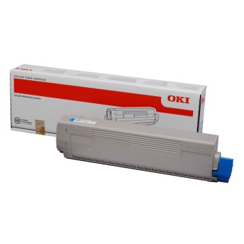 OKI C822 CYAN TONER 7.3K (44844615) (OKI-C822-C)