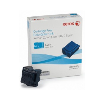 XEROX COLORQUBE 8870 CYAN SOLID INK (6pk, 17.3k) (108R00954) (XER108R00954)