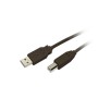 Καλώδιο MediaRange USB 2.0 AM/BM 1.8M Black (MRCS101)