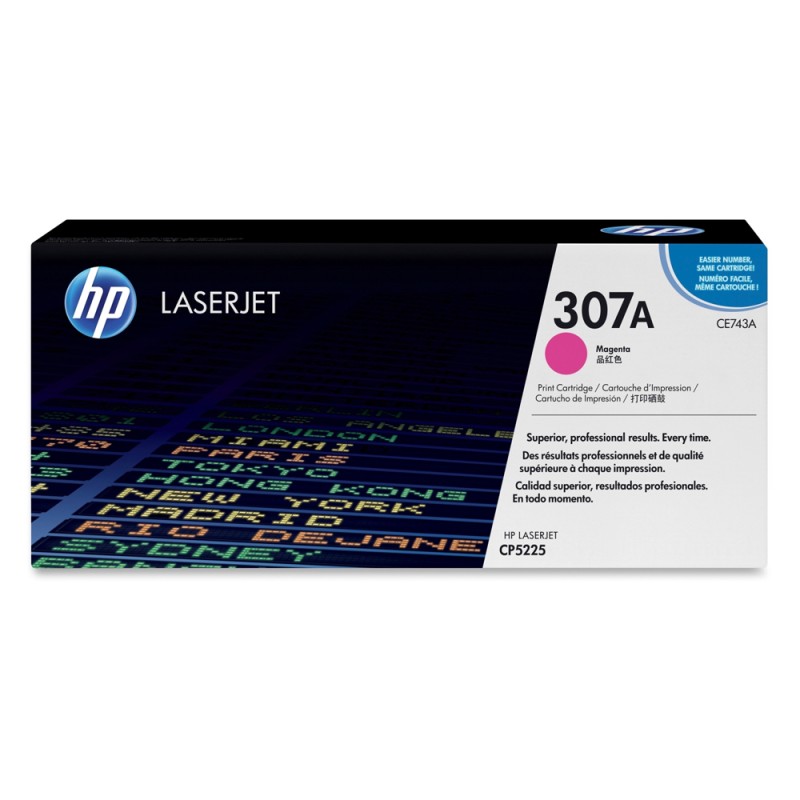 HP LaserJet CP5225 Magenta Toner (CE743A) (HPCE743A) HP LaserJet CP5225 Magenta Toner (CE743A) (HPCE743A)