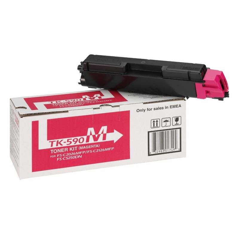 KYOCERA FS C2026MFP ECOSYS P6026CDN/M6026CDN/M6526CDN/M6026CIDN/M6526CIDN MAGENTA TONER (5k) (TK-590M) (KYOTK590M) KYOCERA FS C2026MFP ECOSYS P6026CDN/M6026CDN/M6526CDN/M6026CIDN/M6526CIDN MAGENTA TONER (5k) (TK-590M) (KYOTK590M)