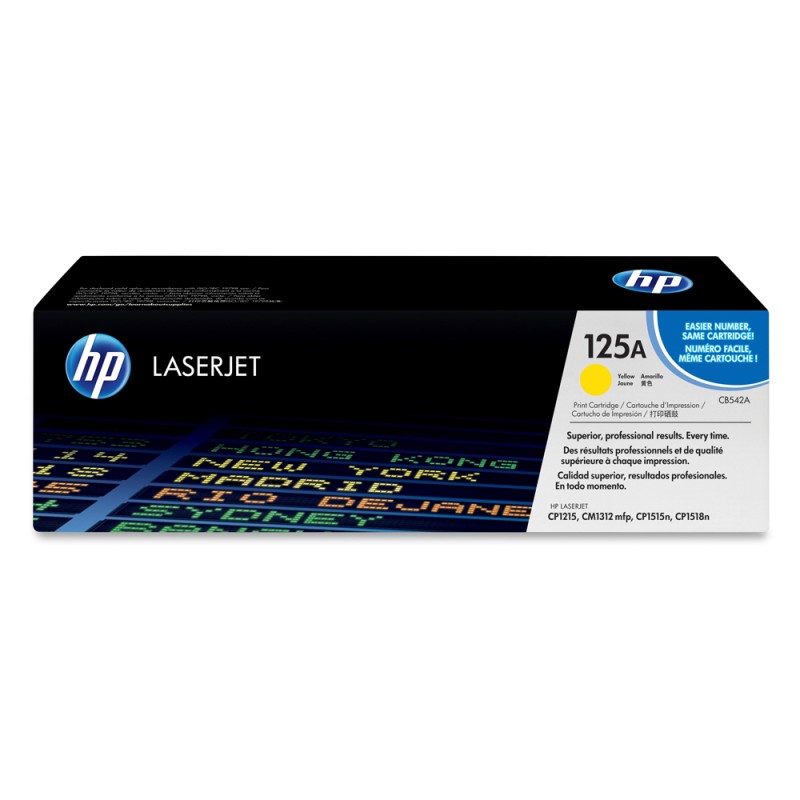 HP LaserJet CP1215/1515 Yellow Toner (CB542A) (HPCB542A) HP LaserJet CP1215/1515 Yellow Toner (CB542A) (HPCB542A)