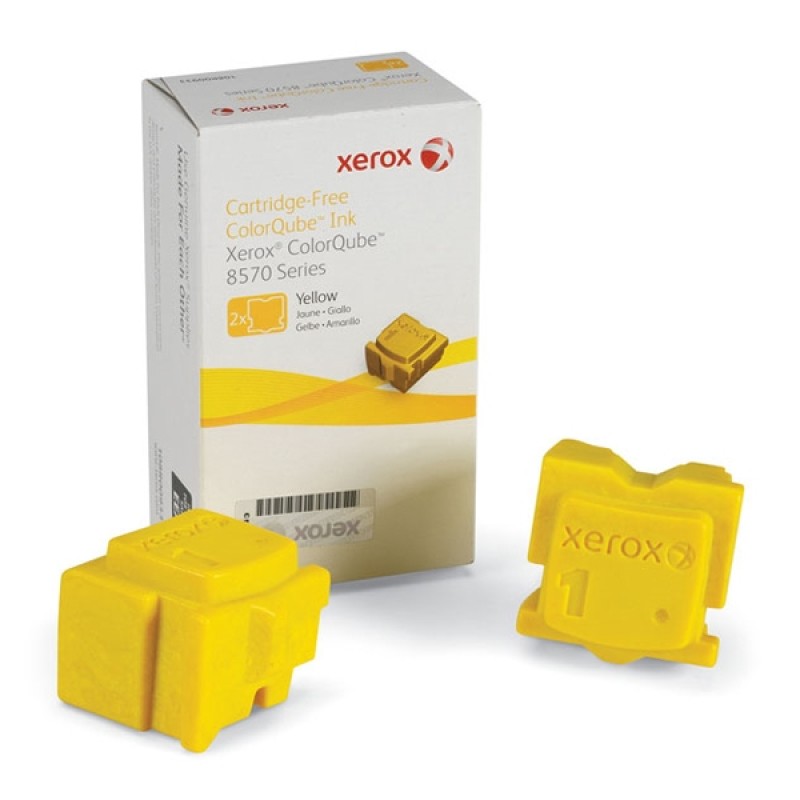 XEROX COLORQUBE 8570 YELLOW SOLID INK (2Pk, 4.4k) (108R00933) (XER108R00933) XEROX COLORQUBE 8570 YELLOW SOLID INK (2Pk, 4.4k) (108R00933) (XER108R00933)