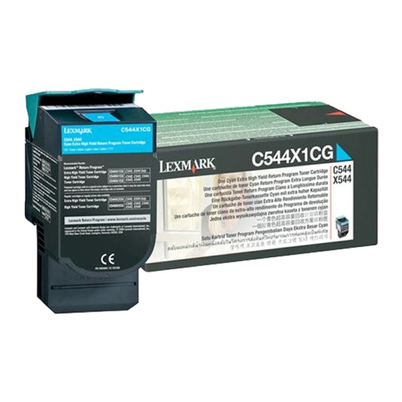 LEXMARK C544/X544 HC CYAN TNR (4k) (C544X1C) (LEXC544X1C) LEXMARK C544/X544 HC CYAN TNR (4k) (C544X1C) (LEXC544X1C)