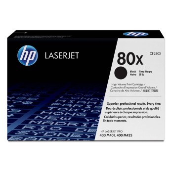 HP 80Χ LaseJet Black Toner HC (6.9k) (CF280X) (HPCF280X)