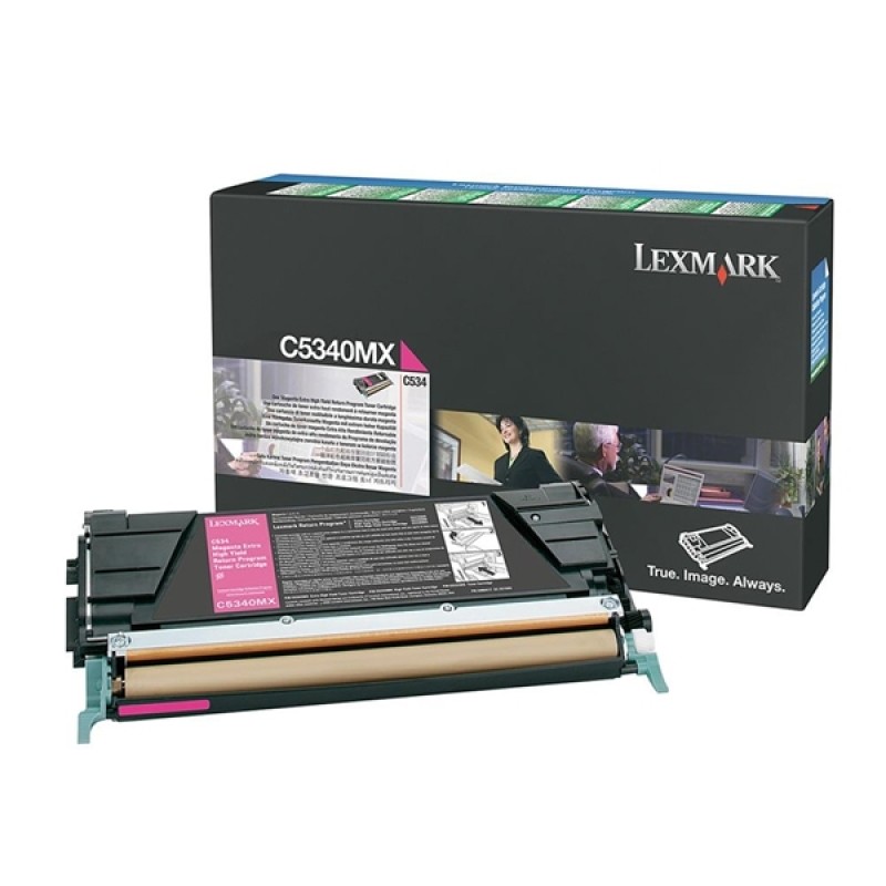 LEXMARK C534 MAGENTA TONER (7k) (C5340MX) (LEXC5340MX) LEXMARK C534 MAGENTA TONER (7k) (C5340MX) (LEXC5340MX)