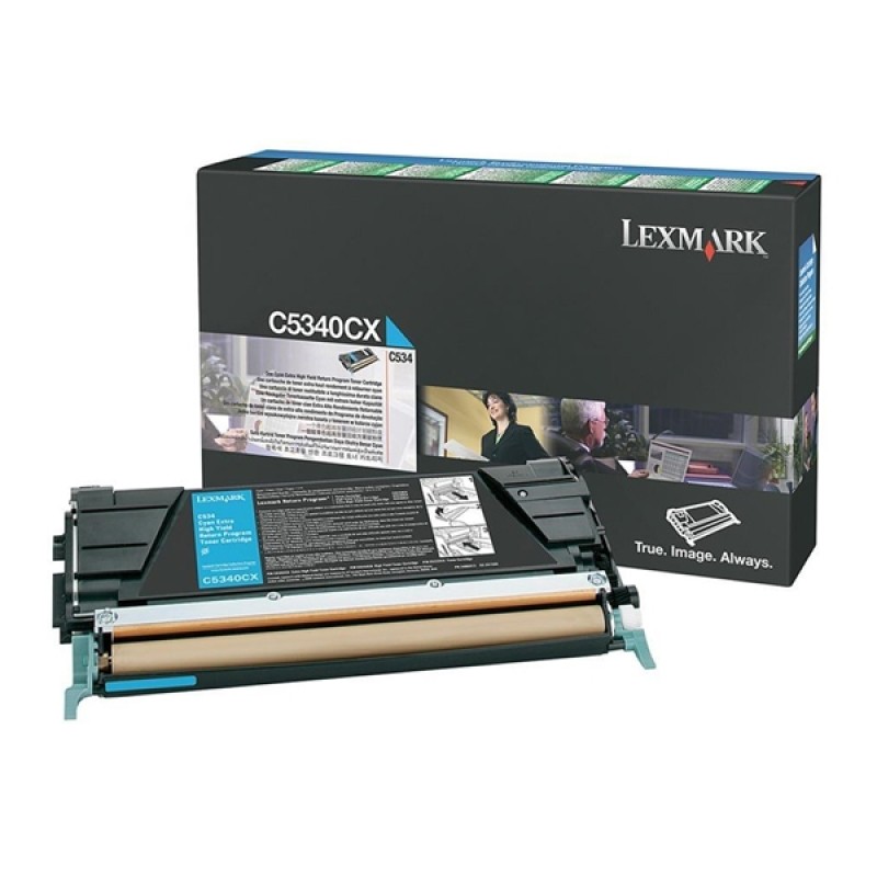 LEXMARK C534 CYAN TONER (7k) (C5340CX) (LEXC5340CX) LEXMARK C534 CYAN TONER (7k) (C5340CX) (LEXC5340CX)