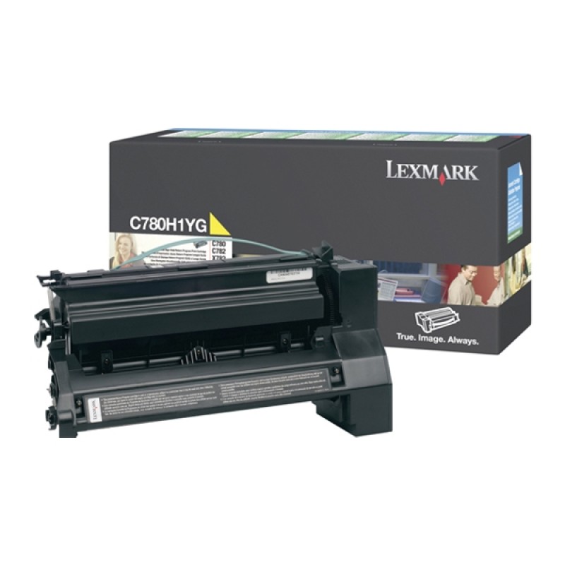 LEXMARK C780/782 HC YELLOW TONER (10k) (C780H1YG) (LEXC780H1YG) LEXMARK C780/782 HC YELLOW TONER (10k) (C780H1YG) (LEXC780H1YG)