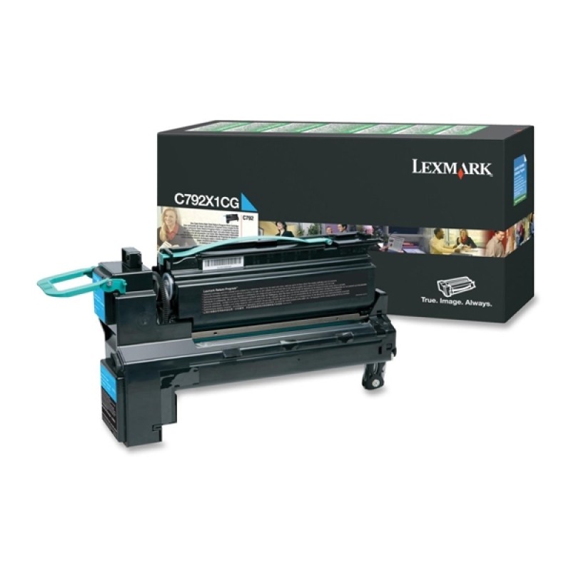 LEXMARK C792 CYAN EXTRA HC TONER (20k) (C792X1CG) (LEXC792X1CG) LEXMARK C792 CYAN EXTRA HC TONER (20k) (C792X1CG) (LEXC792X1CG)