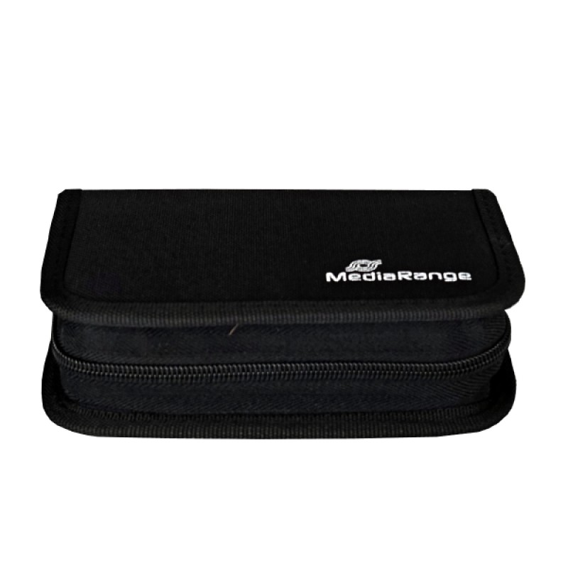 MediaRange Media Storage Wallet for 6 USB Flashdrives & 3 SD Memory Cards Nylon Black (MRBOX98) MediaRange Media Storage Wallet for 6 USB Flashdrives & 3 SD Memory Cards Nylon Black (MRBOX98)