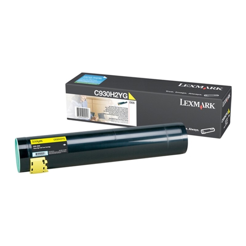 LEXMARK C935 YELLOW TONER (C930H2YG) (LEXC930H2YG) LEXMARK C935 YELLOW TONER (C930H2YG) (LEXC930H2YG)