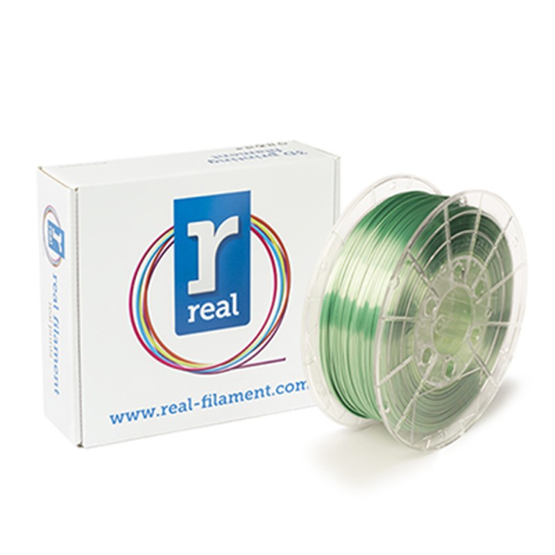 REAL PLA 3D Printer Filament - Satin Spring - spool of 0.75Kg – 2.85mm (REALPLASATINSPRING750MM285) REAL PLA 3D Printer Filament - Satin Spring - spool of 0.75Kg – 2.85mm (REALPLASATINSPRING750MM285)