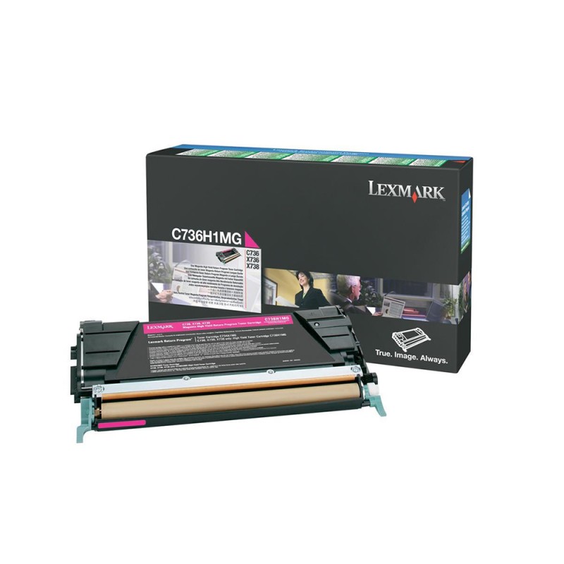 LEXMARK C73x/X73x MAGENTA TONER (10k) (C736H1M) (LEXC736H1M) LEXMARK C73x/X73x MAGENTA TONER (10k) (C736H1M) (LEXC736H1M)