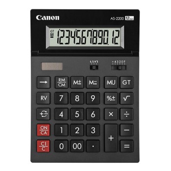 CANON AS-2200 12-DIGIT CALCULATOR (4584B001AB) (CANAS2200)