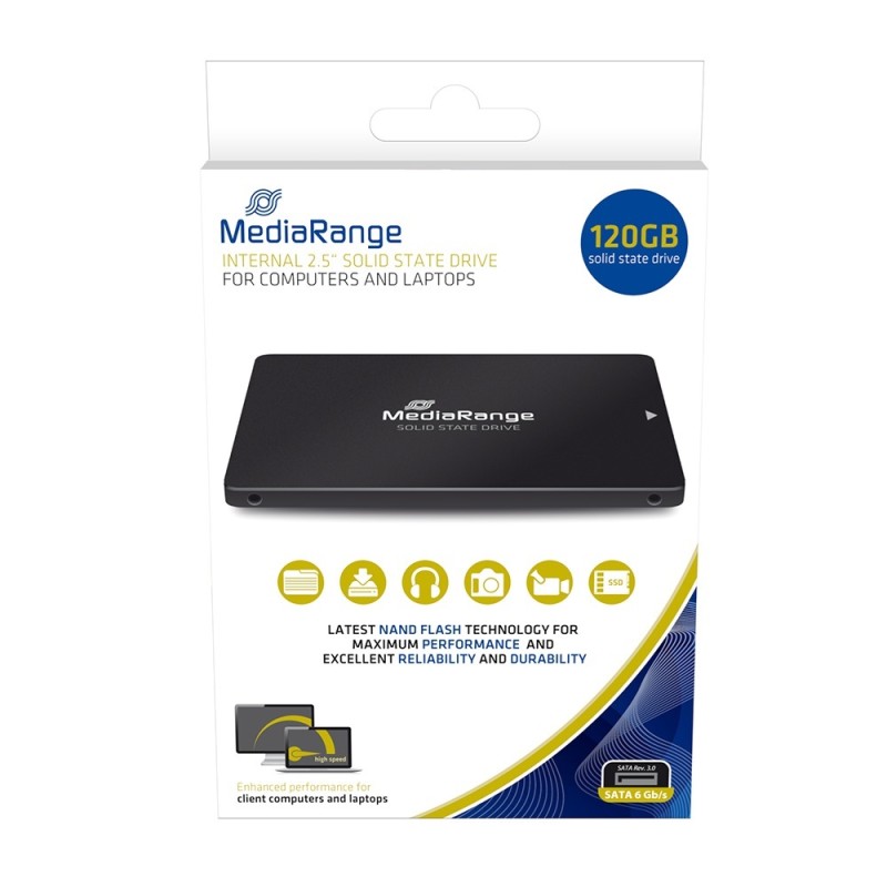 MediaRange Εσωτερικός Σκληρός Δίσκος SSD 120GB (MR1001) MediaRange Εσωτερικός Σκληρός Δίσκος SSD 120GB (MR1001)