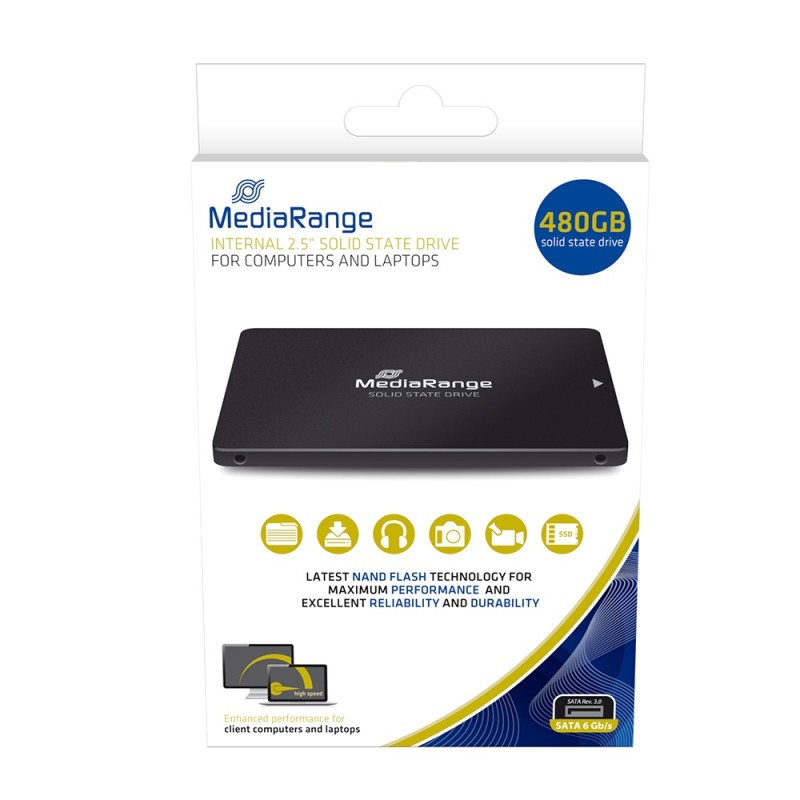 MediaRange Εσωτερικός Σκληρός Δίσκος SSD 480GB (MR1003) MediaRange Εσωτερικός Σκληρός Δίσκος SSD 480GB (MR1003)