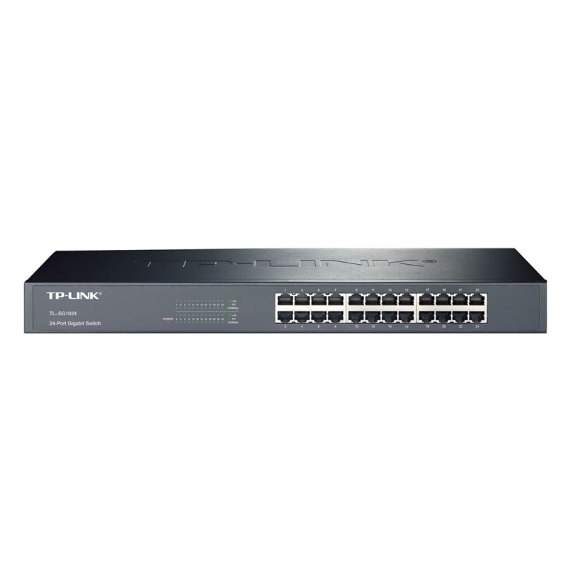 TP-LINK 24-Port Gigabit Desktop/Rackmount Unmanaged Switch V9 (TL-SG1024D) (TPTL-SG1024D) TP-LINK 24-Port Gigabit Desktop/Rackmount Unmanaged Switch V9 (TL-SG1024D) (TPTL-SG1024D)