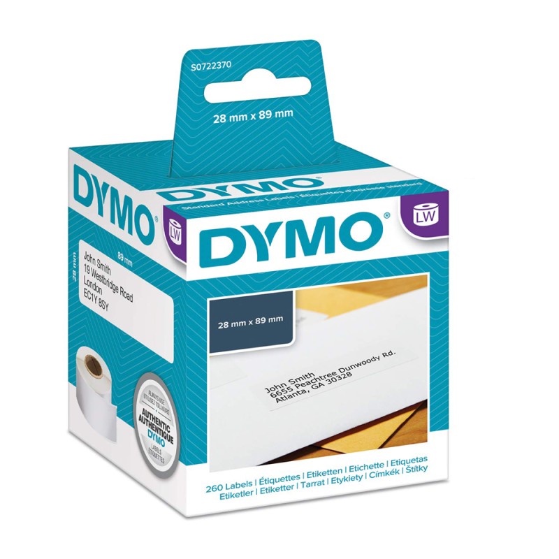 Ετικέτες Ταχυδρομικών Αποστολών DYMO Address Labels 99010 28 x 89 mm (Λευκές) (2 Ρολά) (DYMO99010) Ετικέτες Ταχυδρομικών Αποστολών DYMO Address Labels 99010 28 x 89 mm (Λευκές) (2 Ρολά) (DYMO99010)