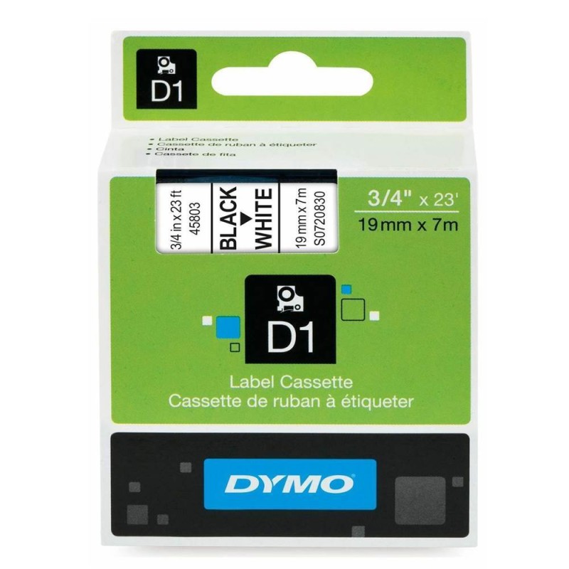 Ταινία Ετικετογράφου DYMO D1 (Μαύρα Γράμματα σε Λευκό Φόντο) (S0720830) (DYMO45803) Ταινία Ετικετογράφου DYMO D1 (Μαύρα Γράμματα σε Λευκό Φόντο) (S0720830) (DYMO45803)