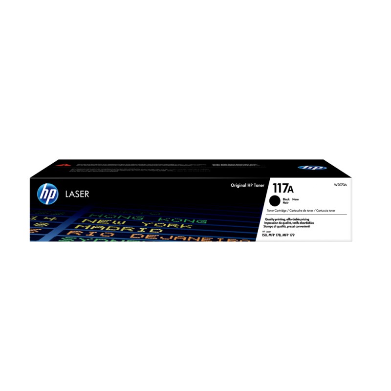 HP 117A Black Original Laser Toner Cartridge (1k) (W2070A) (HPW2070A) HP 117A Black Original Laser Toner Cartridge (1k) (W2070A) (HPW2070A)