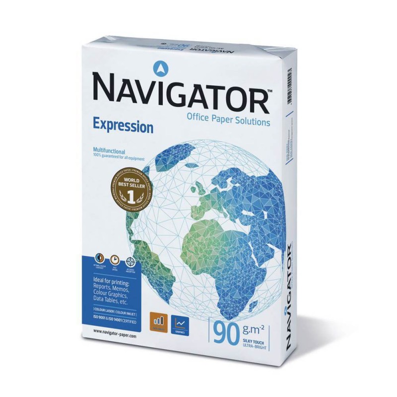 Επαγγελματικό Χαρτί Εκτύπωσης Navigator (Expression) A4 90g/m² 500 Φύλλα (NVG330965) Επαγγελματικό Χαρτί Εκτύπωσης Navigator (Expression) A4 90g/m² 500 Φύλλα (NVG330965)