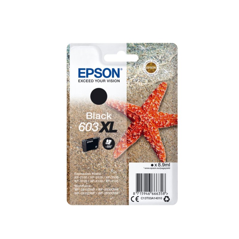 Epson Μελάνι Inkjet 603XL Black (C13T03A14010) (EPST03A140) Epson Μελάνι Inkjet 603XL Black (C13T03A14010) (EPST03A140)