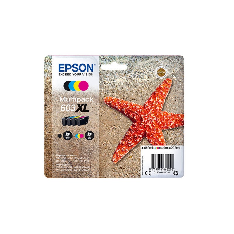 Epson Μελάνι Inkjet 603XL Multipack (C13T03A64010) (EPST03A640) Epson Μελάνι Inkjet 603XL Multipack (C13T03A64010) (EPST03A640)
