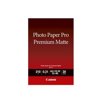 Canon Φωτογραφικό Χαρτί Premium Matte A3+ 210 g/m²20 φύλλα (8657B007) (CAN-PM101-A3PLUS)