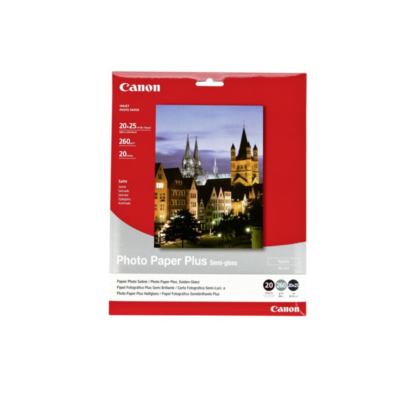 Canon Φωτογραφικό Χαρτί Semi Gloss 8X10inch 260g/m² 20 Φύλλα (1686B018) (CAN-SG2018) Canon Φωτογραφικό Χαρτί Semi Gloss 8X10inch 260g/m² 20 Φύλλα (1686B018) (CAN-SG2018)