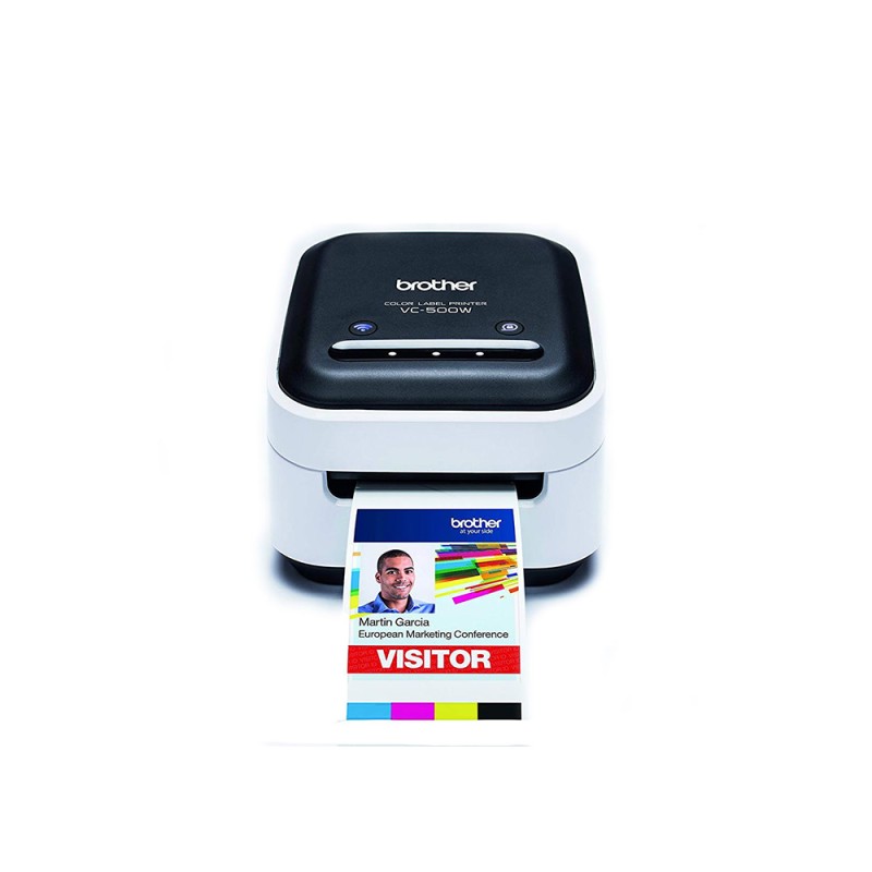 BROTHER VC-500W Full Color Label Printer (VC500W) (BROVC500W) BROTHER VC-500W Full Color Label Printer (VC500W) (BROVC500W)