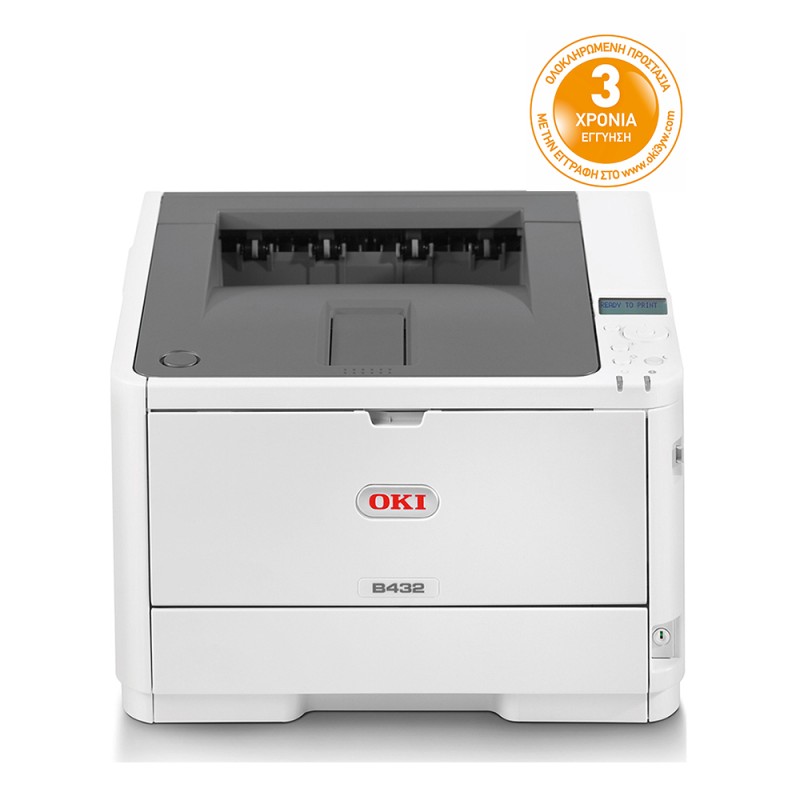 OKI B432dn Monochrome Laser Printer (OKIB432DN) (45762012) OKI B432dn Monochrome Laser Printer (OKIB432DN) (45762012)