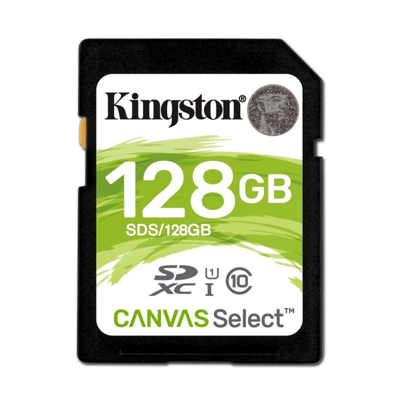 Kingston Flash card SD 128GB Canvas Select Plus (SDS2/128GB) (KINSDS2/128GB) Kingston Flash card SD 128GB Canvas Select Plus (SDS2/128GB) (KINSDS2/128GB)