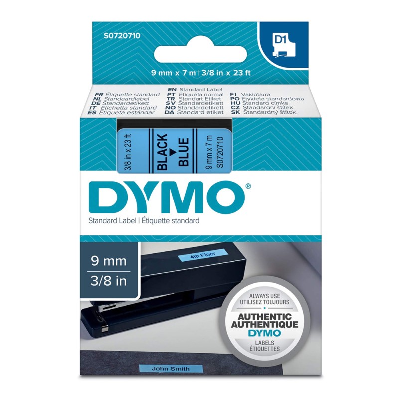 Ταινία Ετικετογράφου DYMO Standard 40916 9mm x 7m (Μαύρα Γράμματα σε Μπλέ Φόντο) (S0720710) (DYMO40916) Ταινία Ετικετογράφου DYMO Standard 40916 9mm x 7m (Μαύρα Γράμματα σε Μπλέ Φόντο) (S0720710) (DYMO40916)