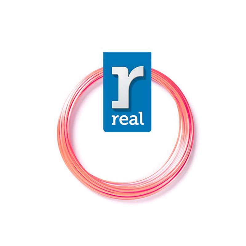 REAL PLA 3D PEN Filament Pink 10 m - 1.75 mm (REAL3DPFPLAPINK10MM175) REAL PLA 3D PEN Filament Pink 10 m - 1.75 mm (REAL3DPFPLAPINK10MM175)