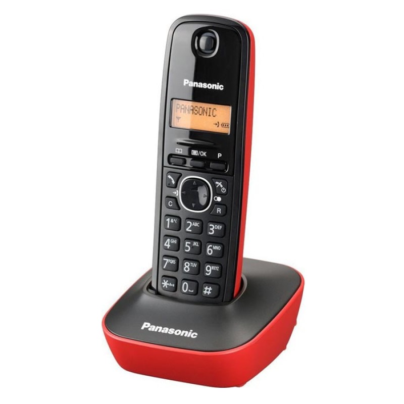 Ασύρματο Τηλέφωνο Panasonic KX-TG1611GRR Black-Red (KX-TG1611GRR) (PANKXTG1611GRR) Ασύρματο Τηλέφωνο Panasonic KX-TG1611GRR Black-Red (KX-TG1611GRR) (PANKXTG1611GRR)